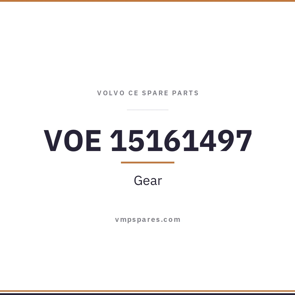 VOE 15161497 – Gear