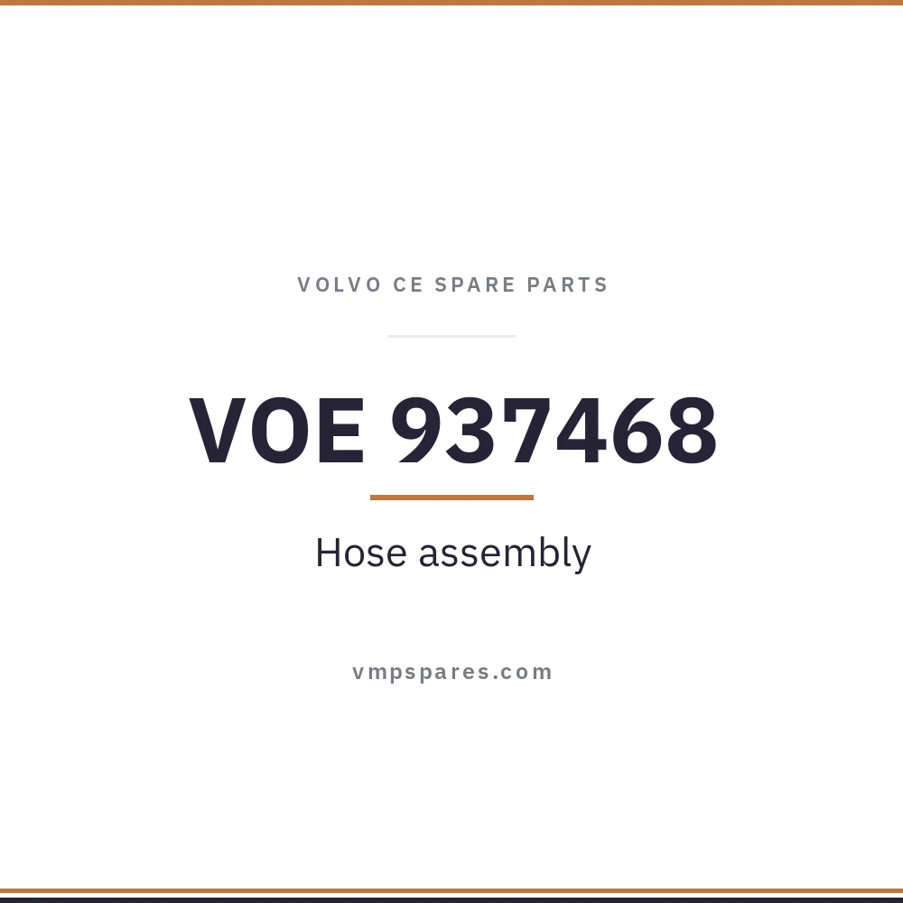 VOE 937468 – Hose assembly