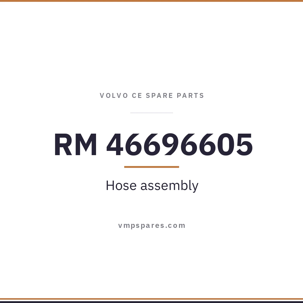 RM 46696605 – Hose assembly
