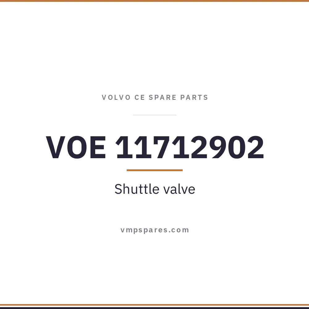 VOE 11712902 – Shuttle valve