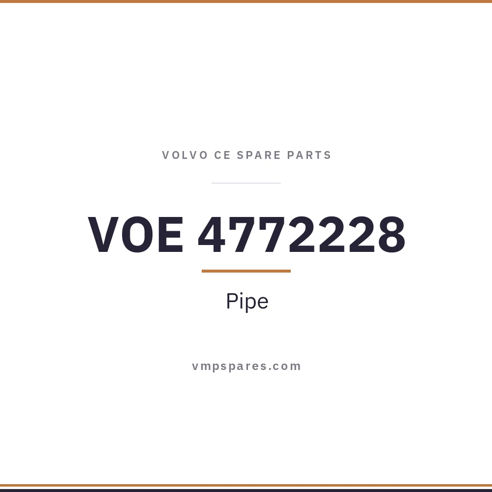 VOE 4772228 – Pipe