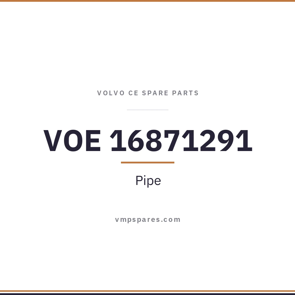 VOE 16871291 – Pipe