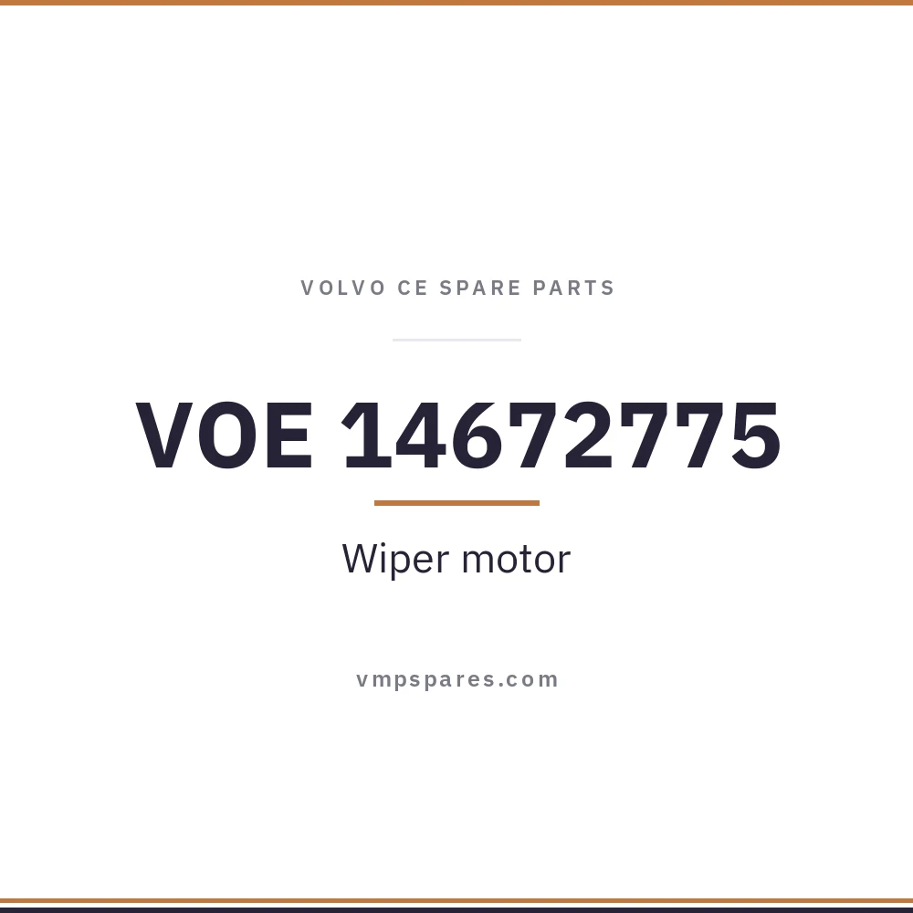 VOE 14672775 – Wiper motor