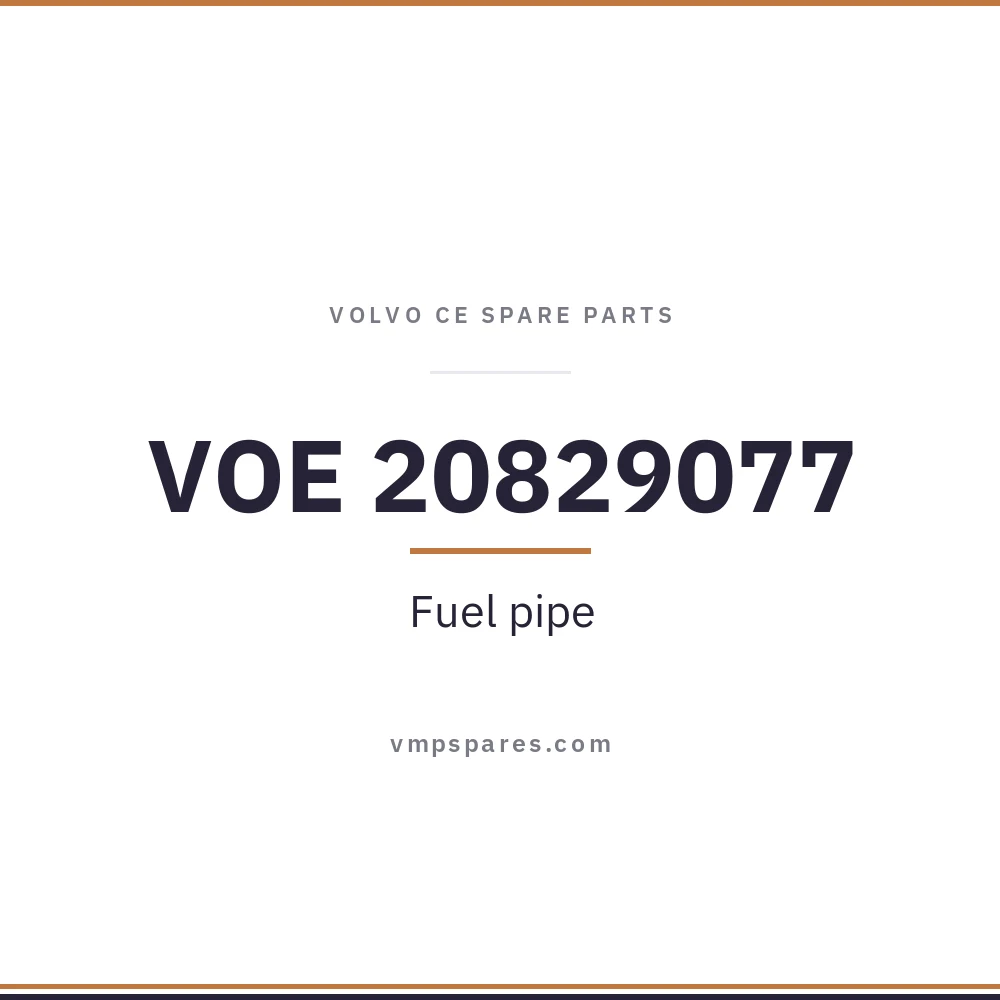 VOE 20829077 – Fuel pipe