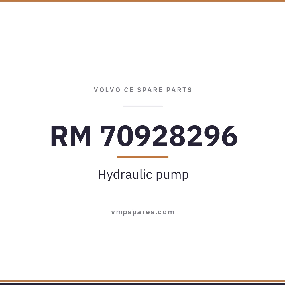 RM 70928296 – Hydraulic pump