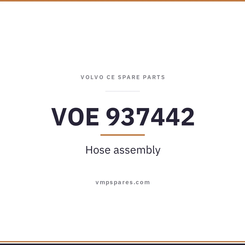 VOE 937442 – Hose assembly