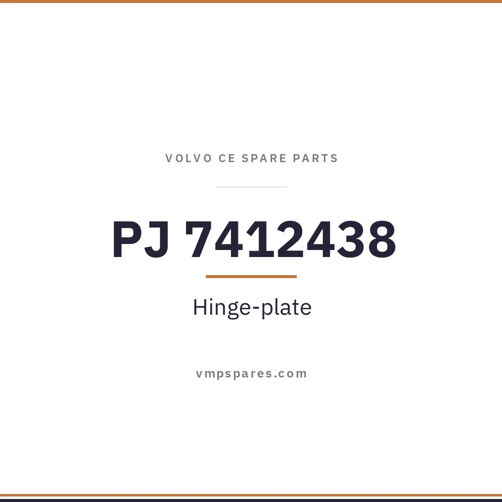 PJ 7412438 – Hinge-plate