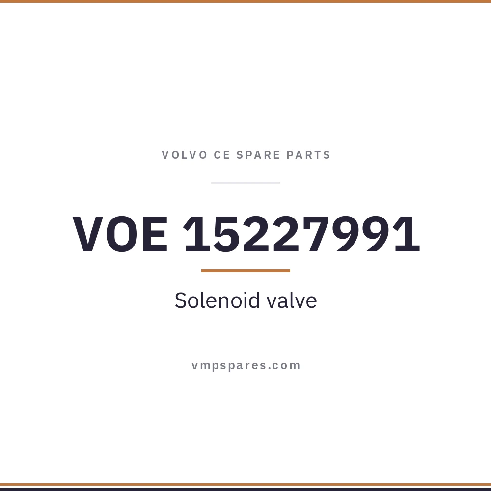 VOE 15227991 – Solenoid valve