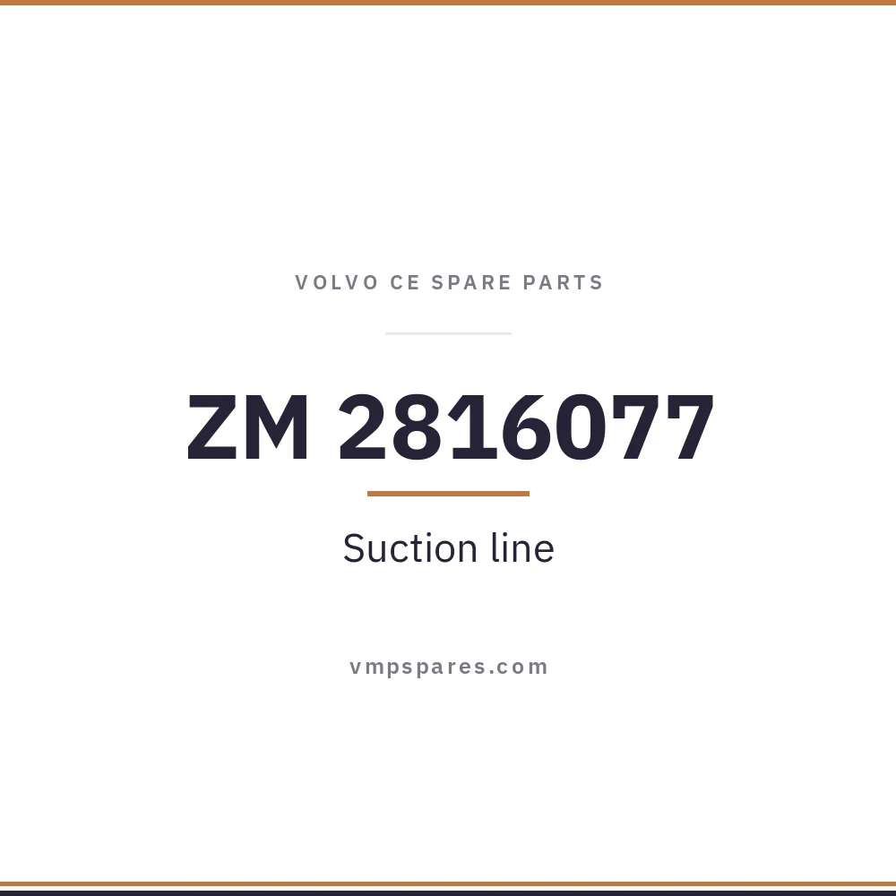ZM 2816077 – Suction line