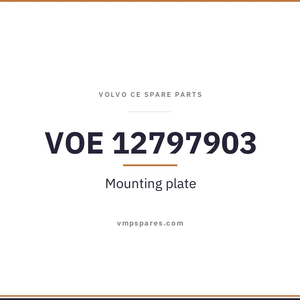 VOE 12797903 – Mounting plate