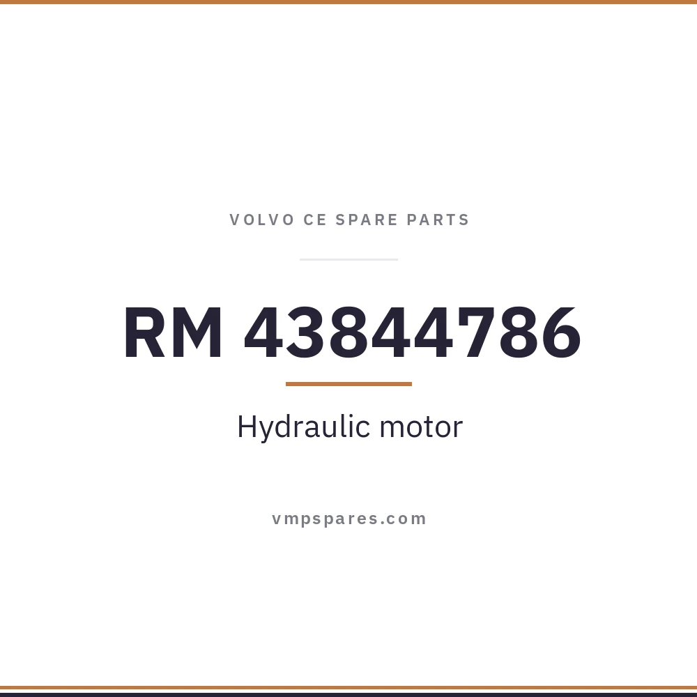 RM 43844786 – Hydraulic motor