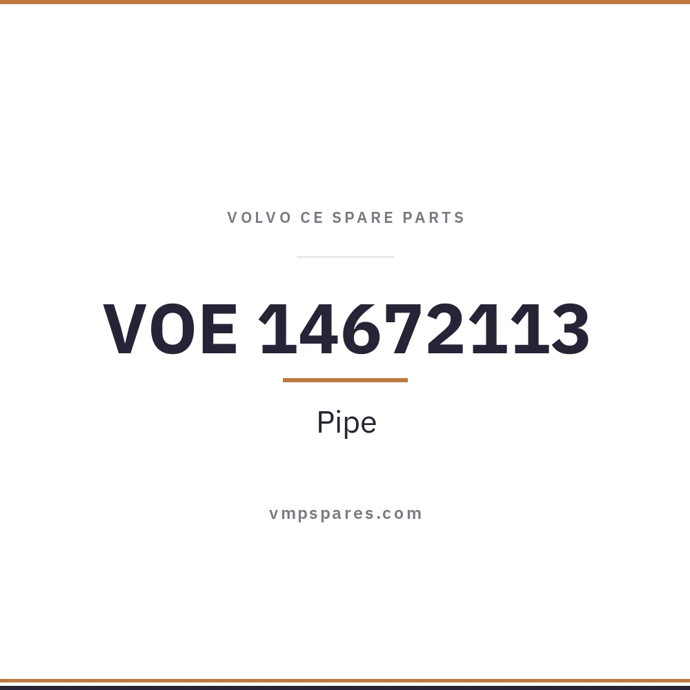 VOE 14672113 – Pipe