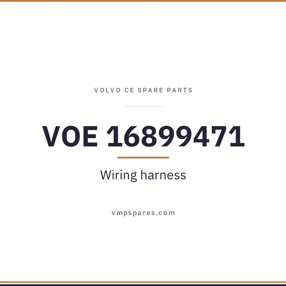 VOE 16899471 – Wiring harness