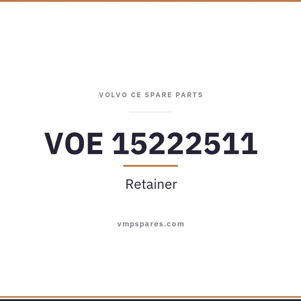 VOE 15222511 – Retainer