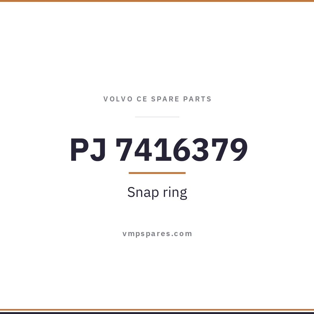 PJ 7416379 – Snap ring