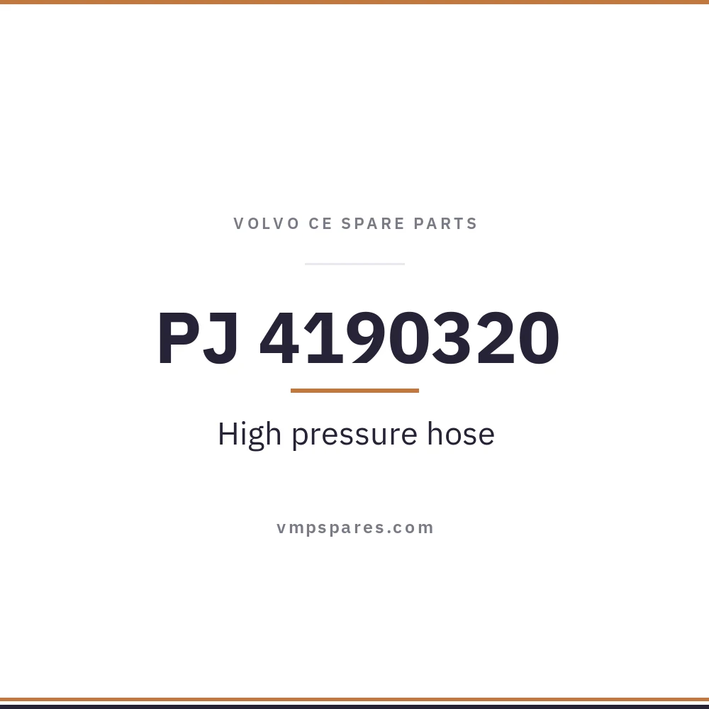 PJ 4190320 – High pressure hose