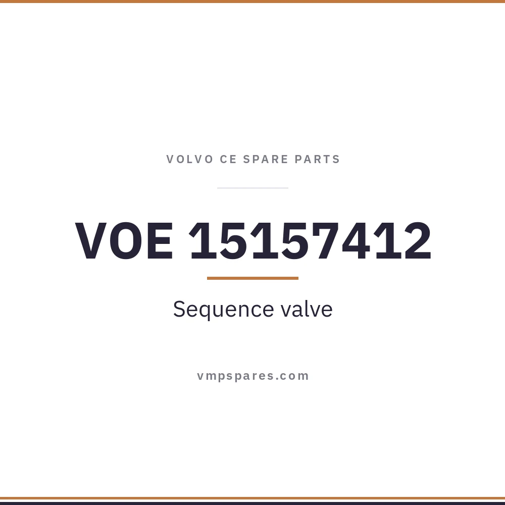 VOE 15157412 – Sequence valve