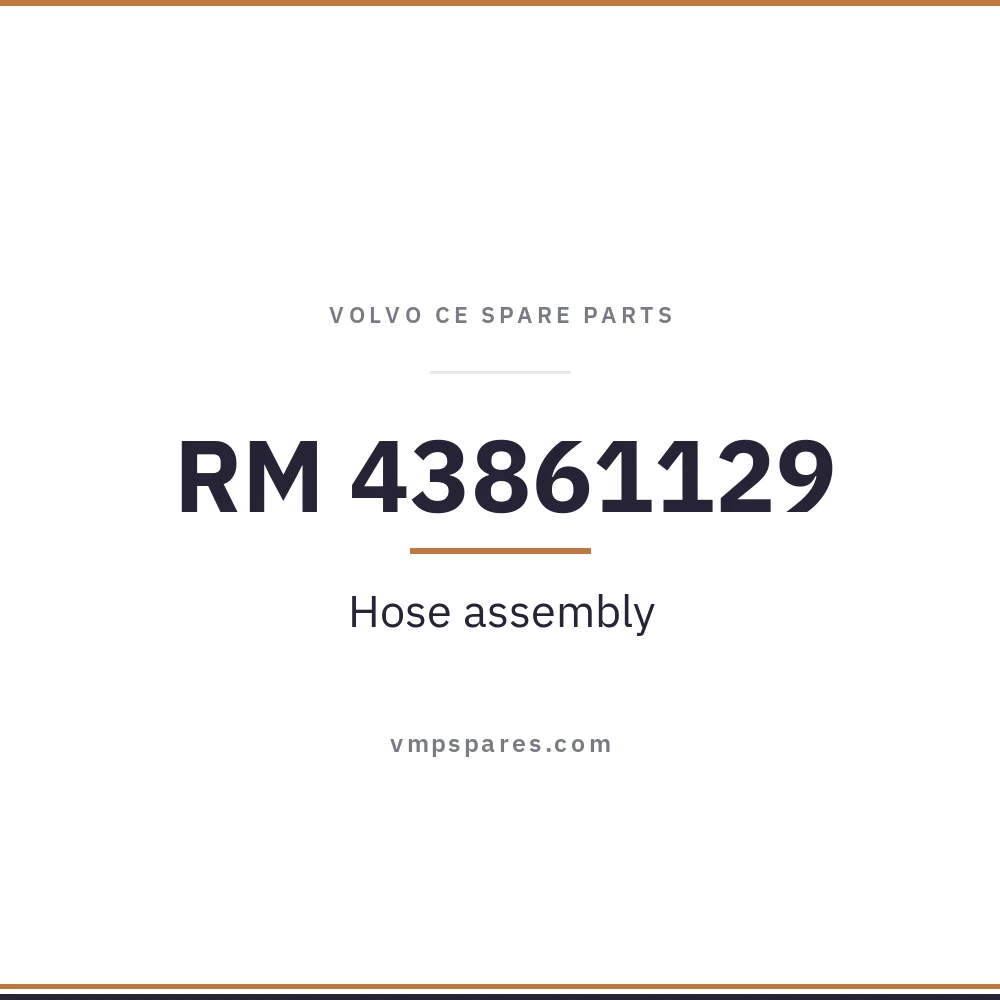 RM 43861129 – Hose assembly