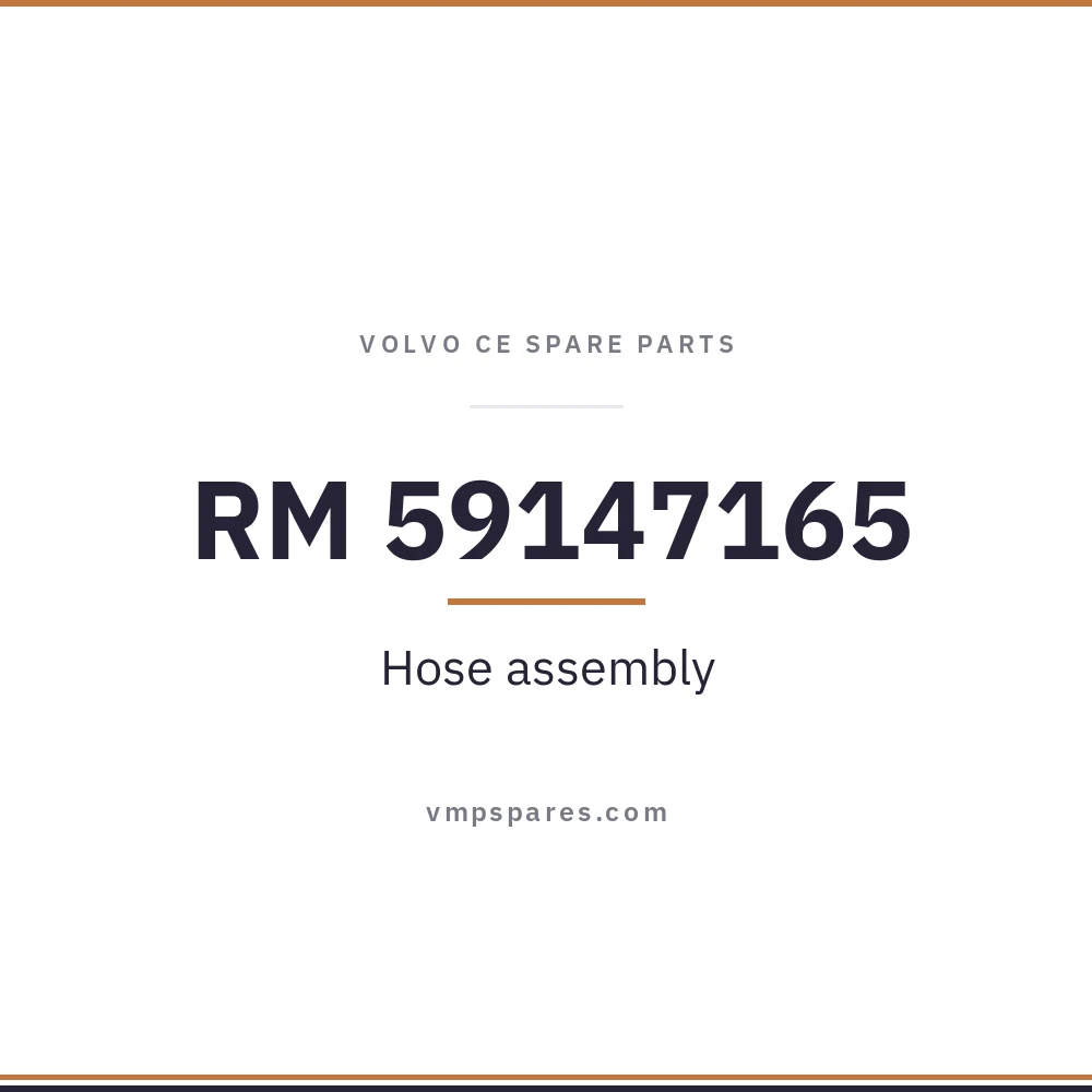 RM 59147165 – Hose assembly