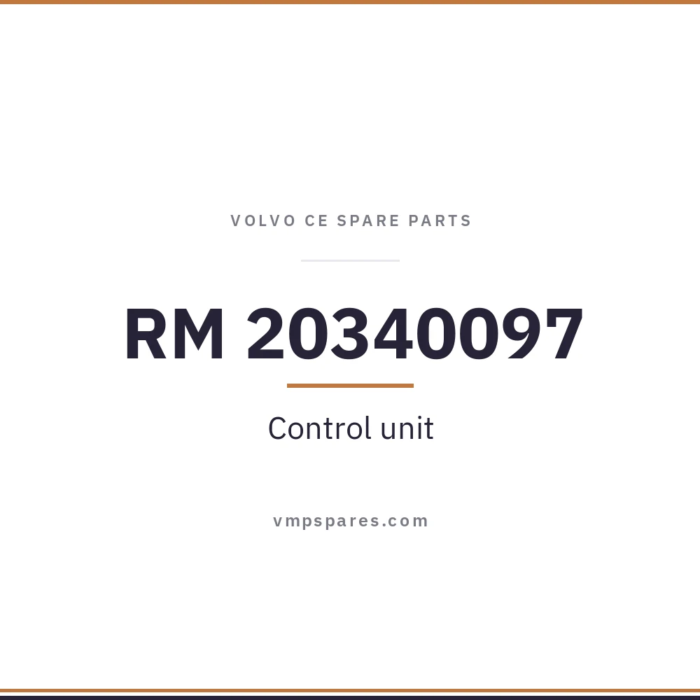 RM 20340097 – Control unit