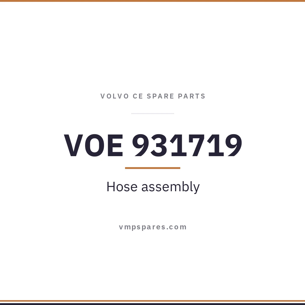 VOE 931719 – Hose assembly