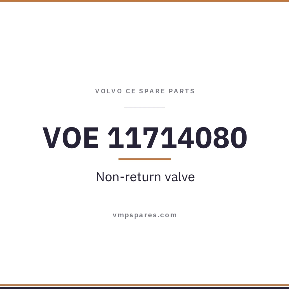 VOE 11714080 – Non-return valve