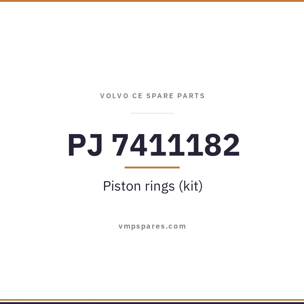 PJ 7411182 – Piston rings (kit)