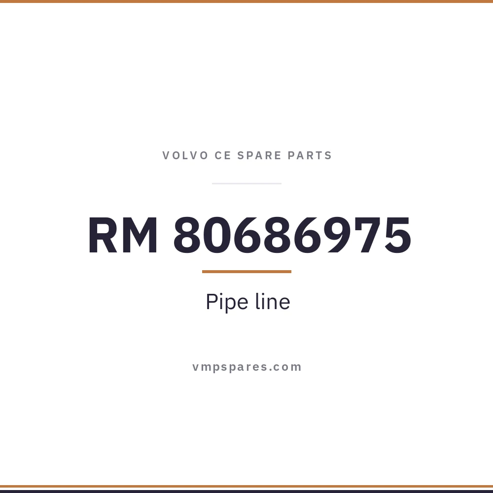 RM 80686975 – Pipe line