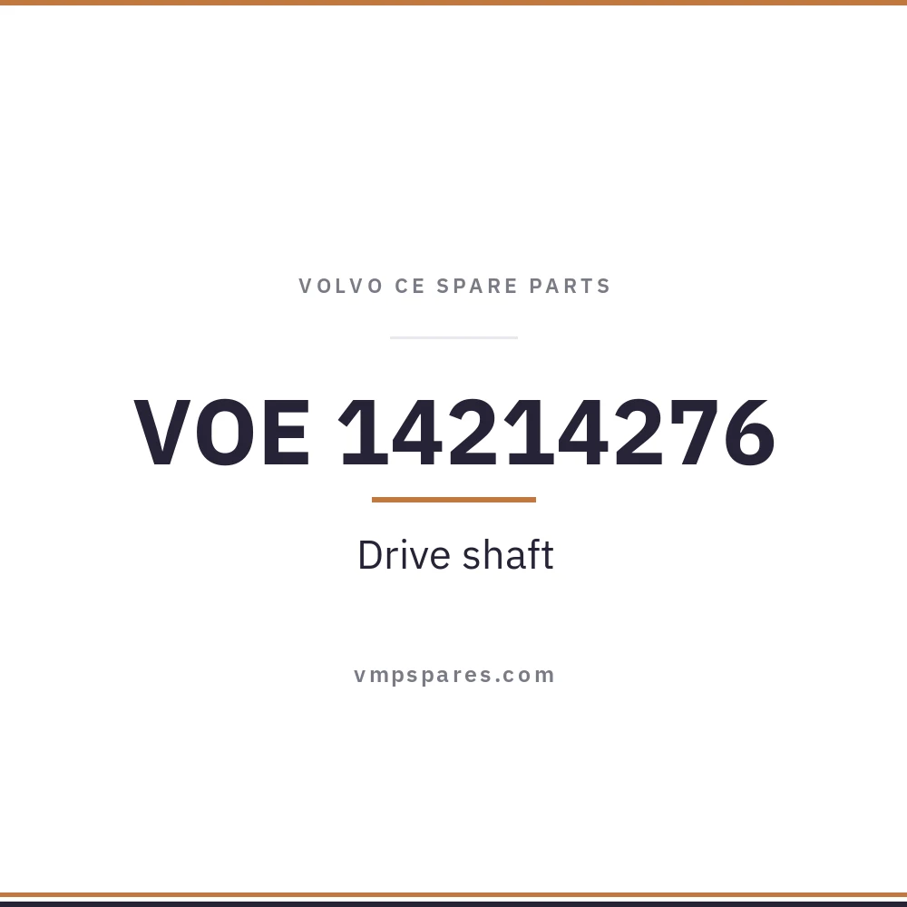 VOE 14214276 – Drive shaft