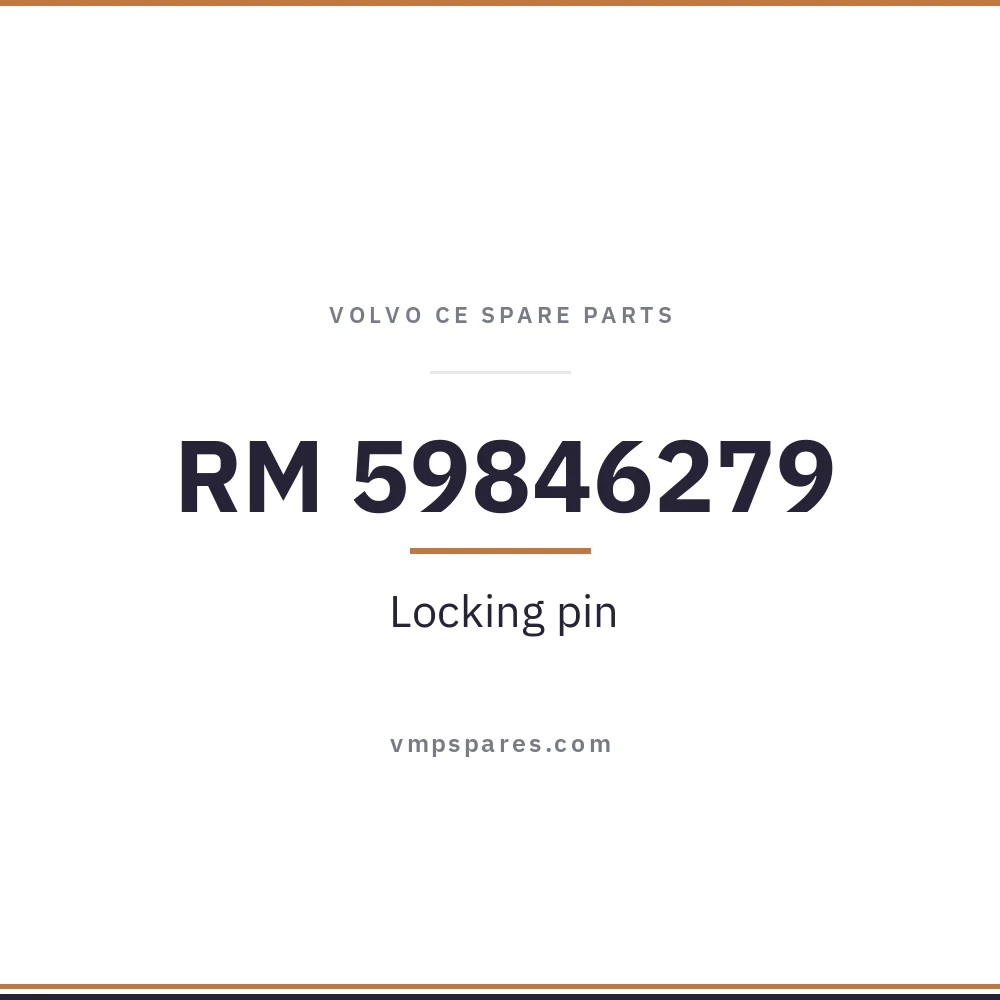 RM 59846279 – Locking pin