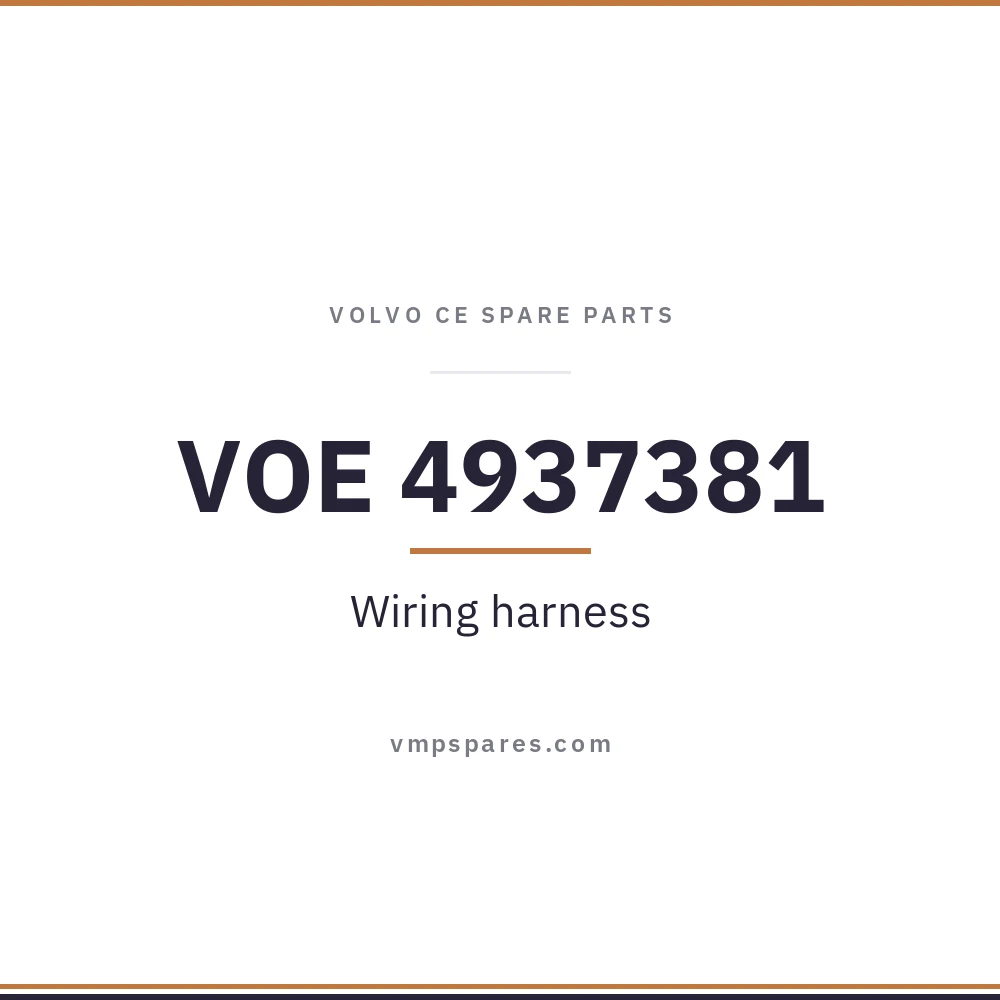 VOE 4937381 – Wiring harness