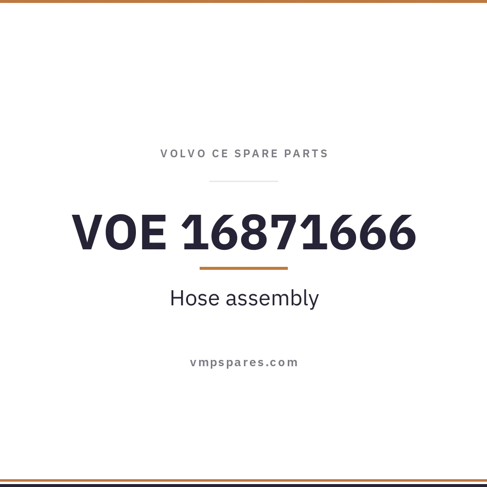 VOE 16871666 – Hose assembly