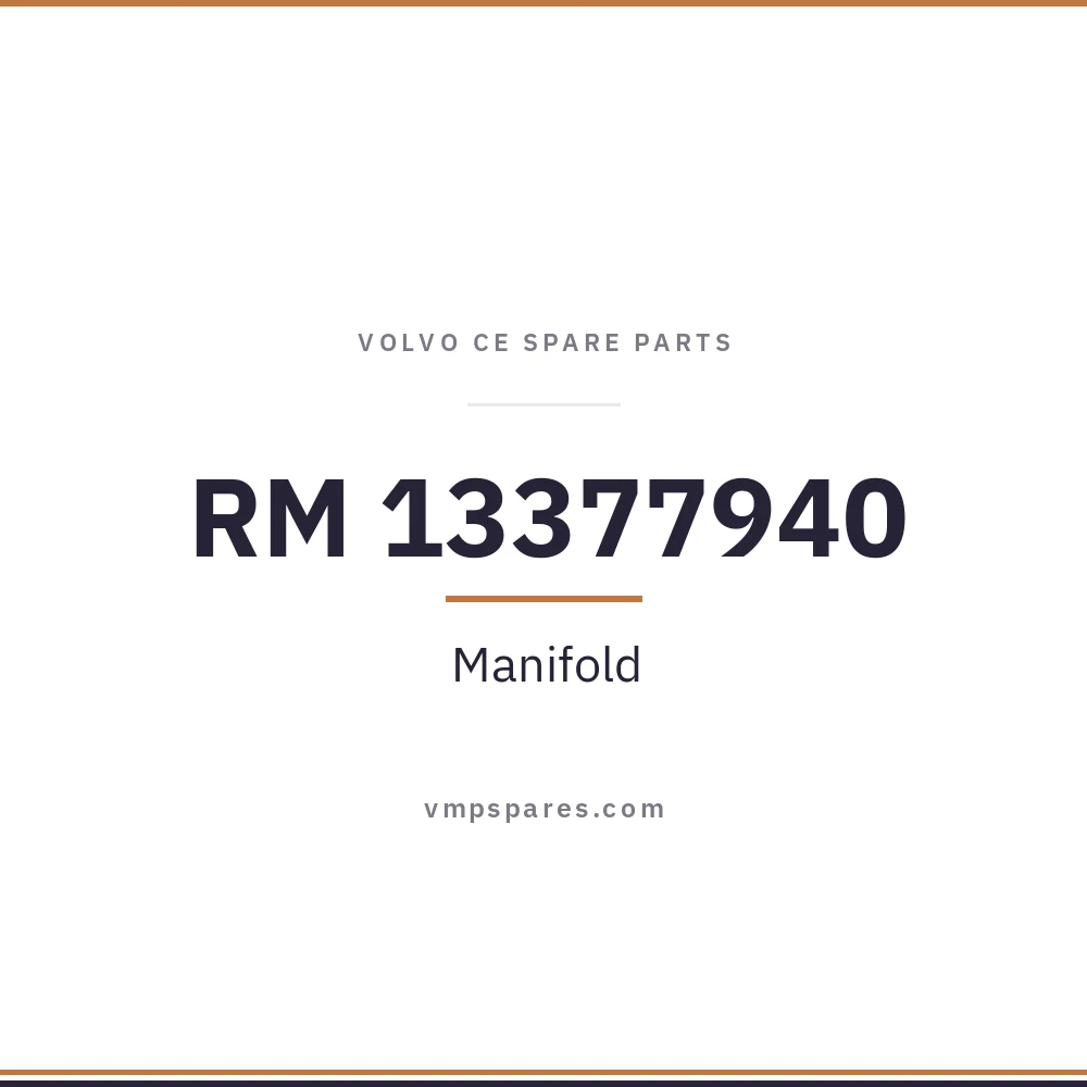 RM 13377940 – Manifold