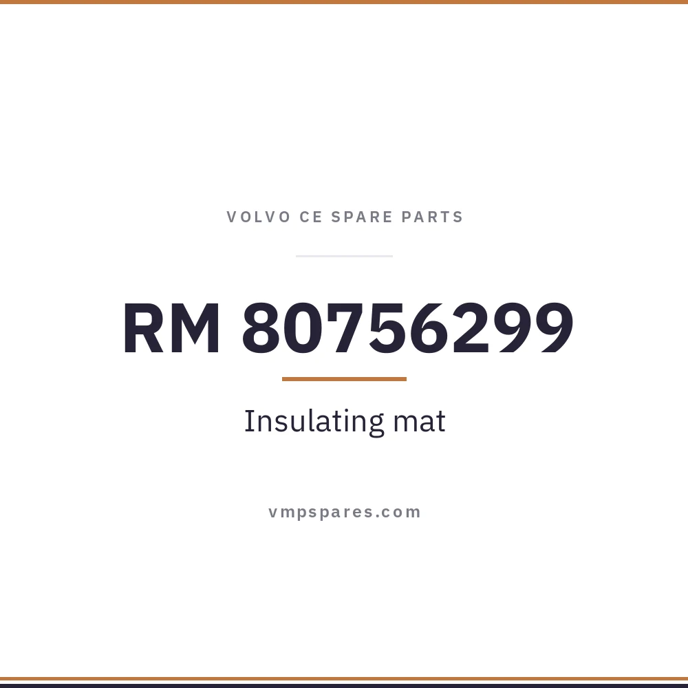 RM 80756299 – Insulating mat