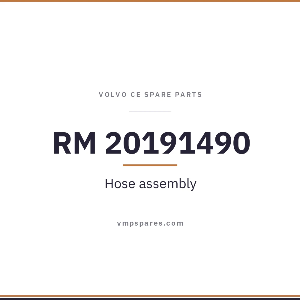 RM 20191490 – Hose assembly