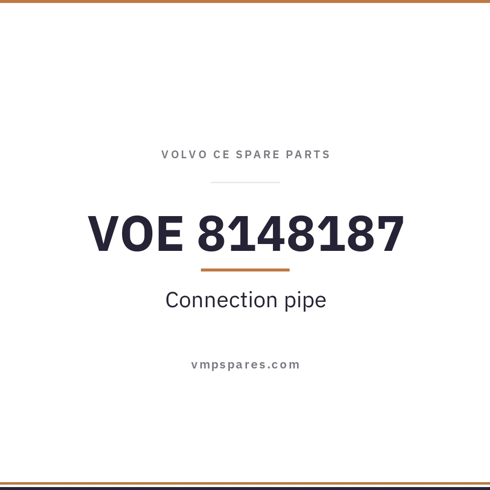 VOE 8148187 – Connection pipe