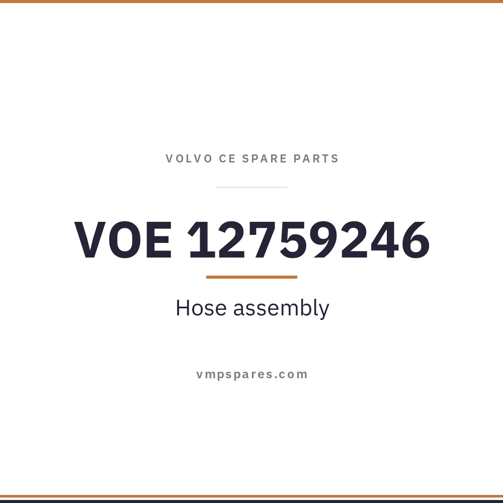 VOE 12759246 – Hose assembly