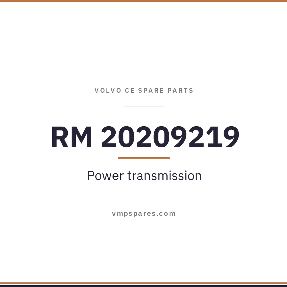 RM 20209219 – Power transmission