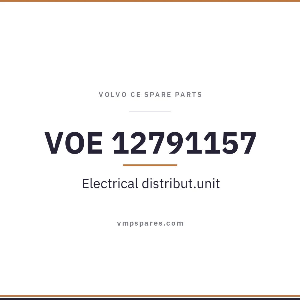 VOE 12791157 – Electrical distribut.unit
