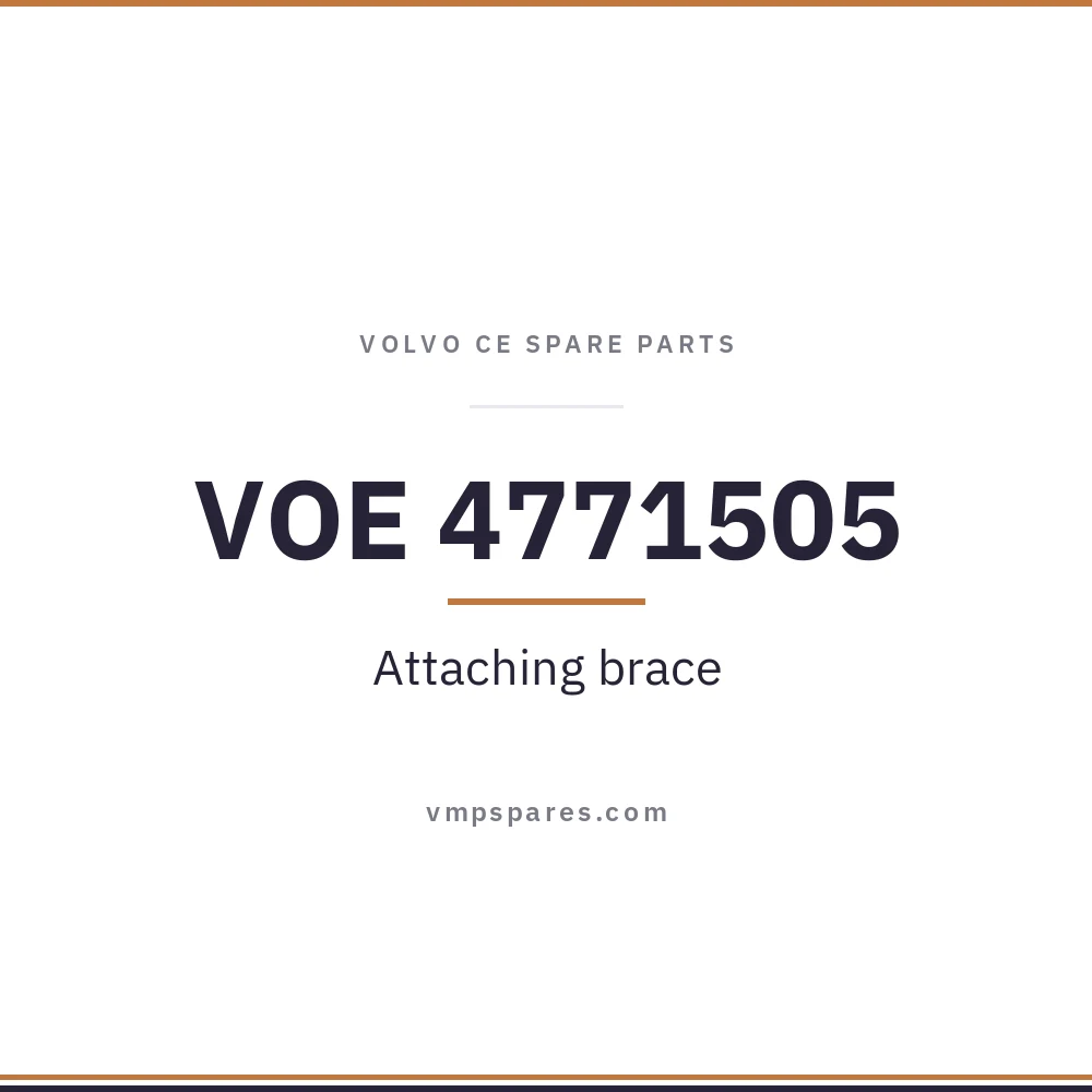 VOE 4771505 – Attaching brace