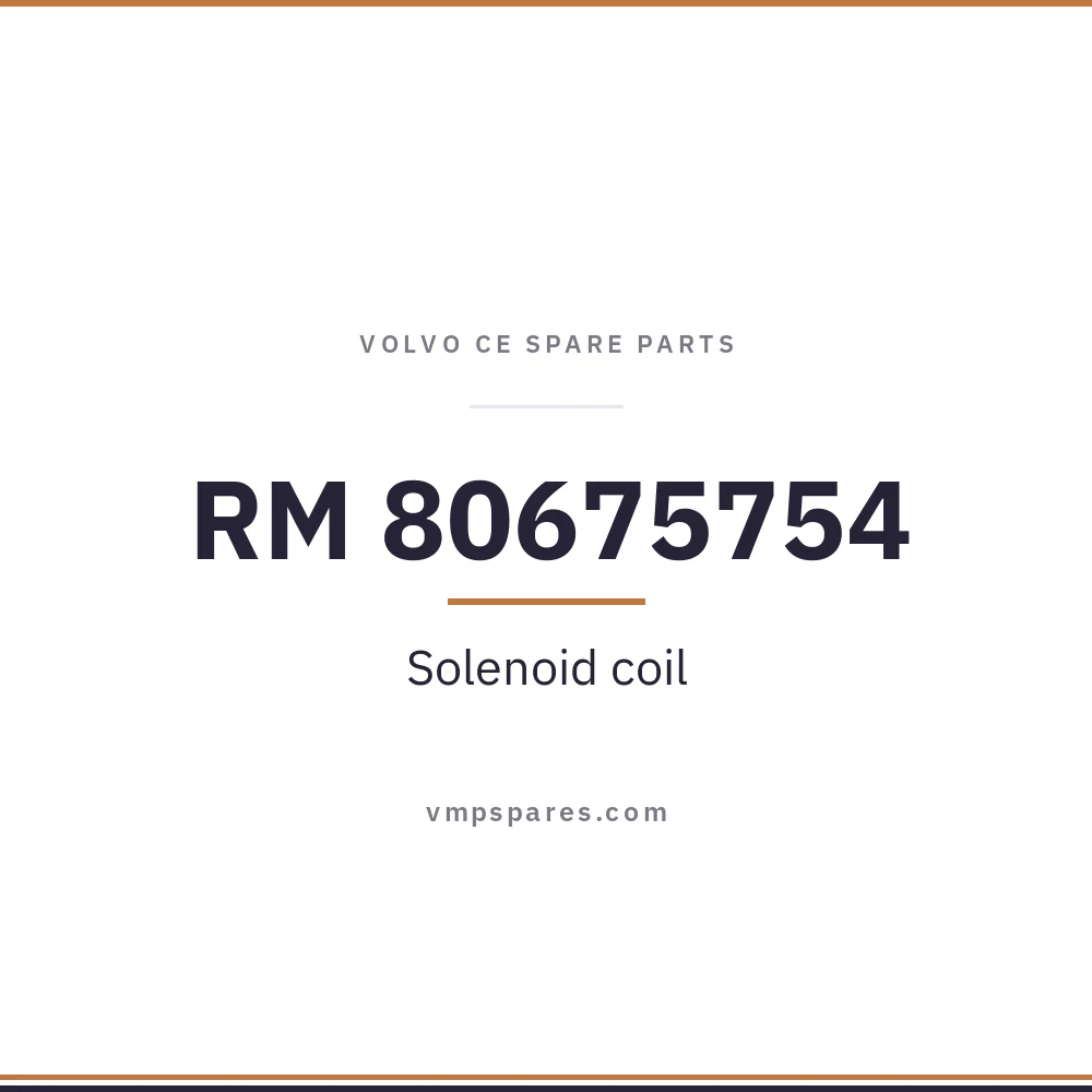 RM 80675754 – Solenoid coil