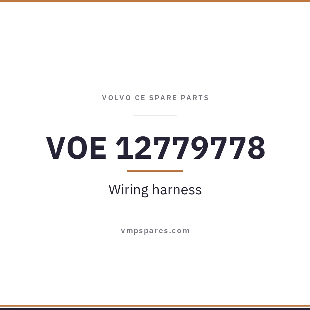 VOE 12779778 – Wiring harness