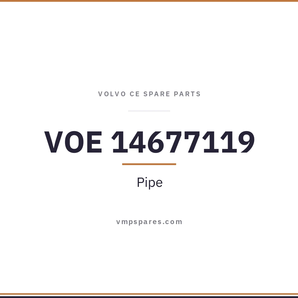 VOE 14677119 – Pipe