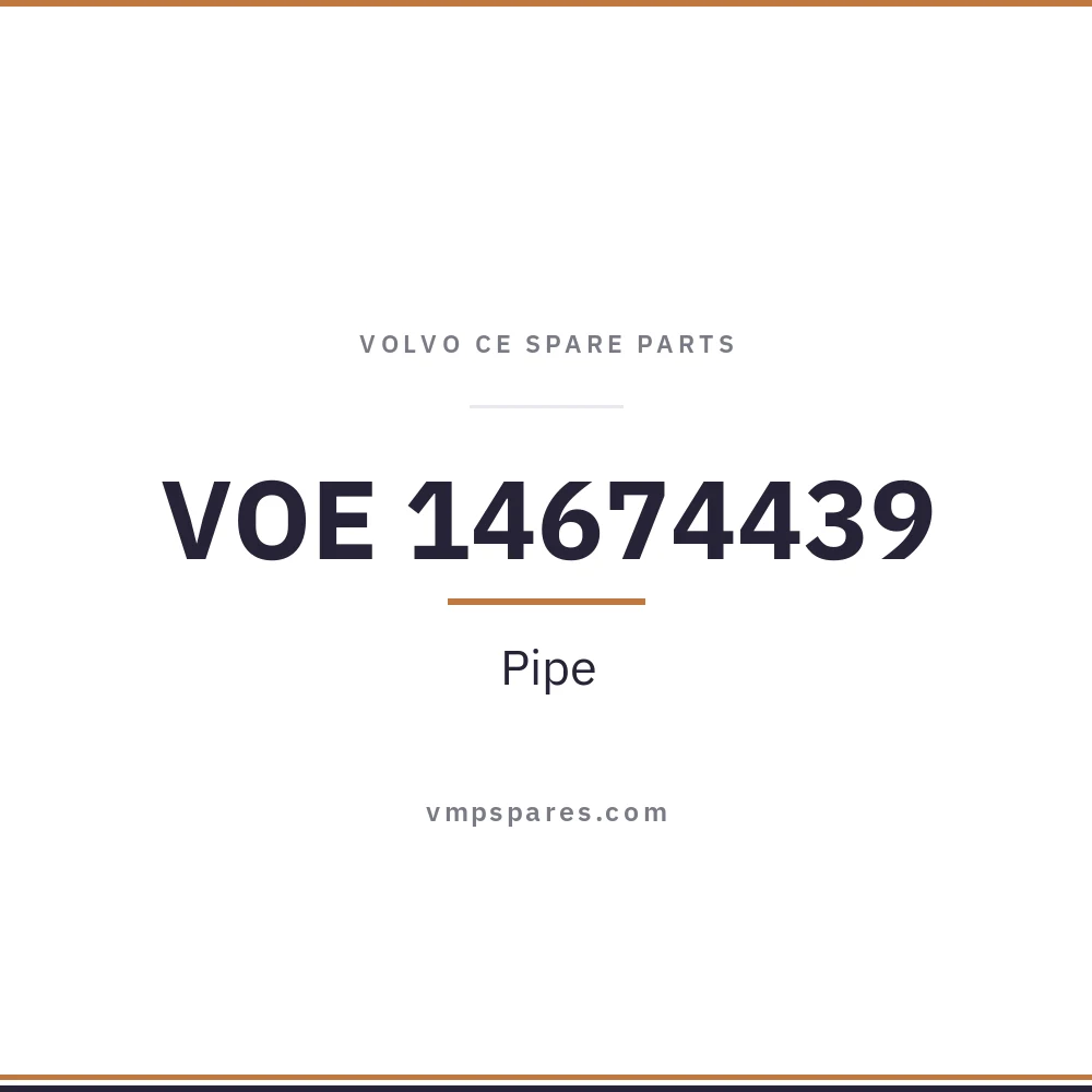 VOE 14674439 – Pipe
