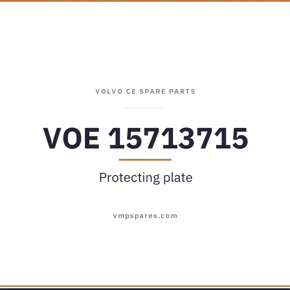 VOE 15713715 – Protecting plate