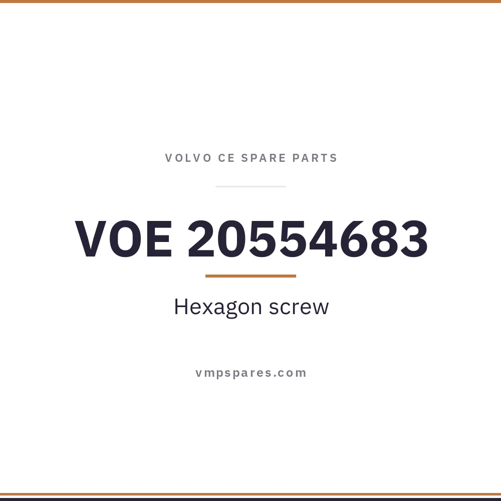VOE 20554683 – Hexagon screw