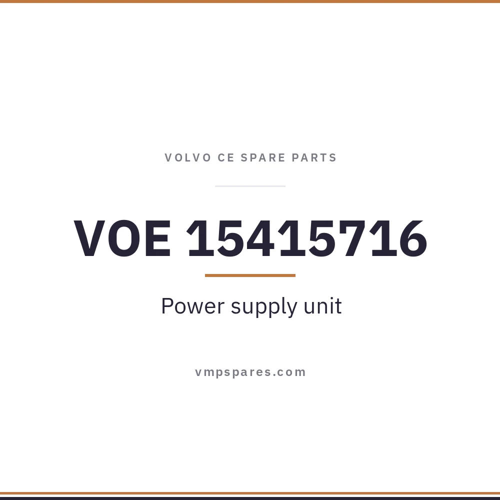 VOE 15415716 – Power supply unit