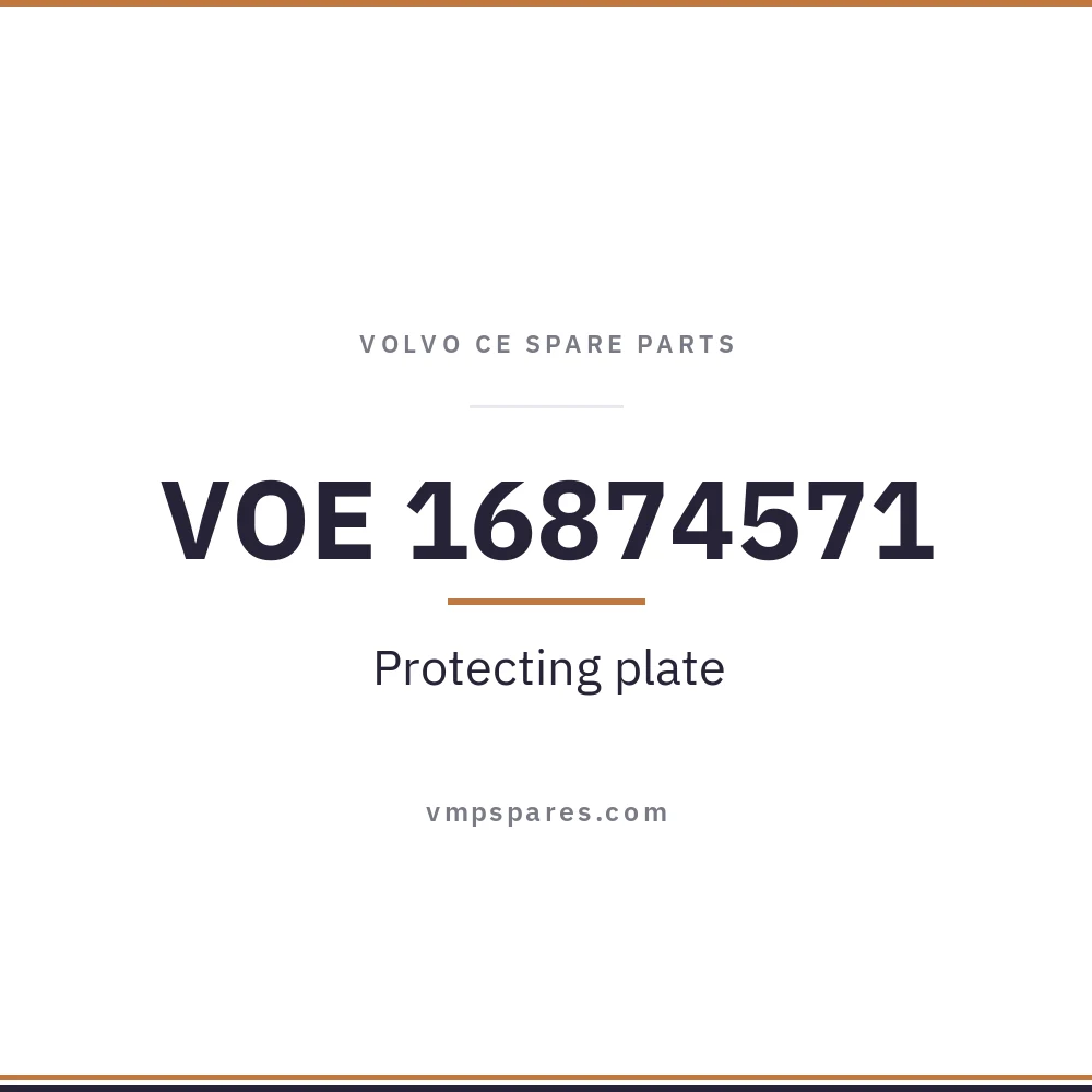 VOE 16874571 – Protecting plate