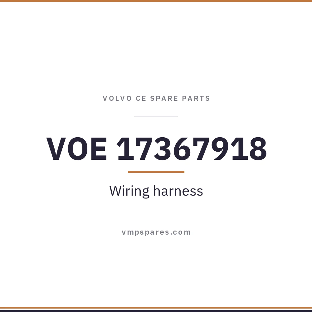 VOE 17367918 – Wiring harness