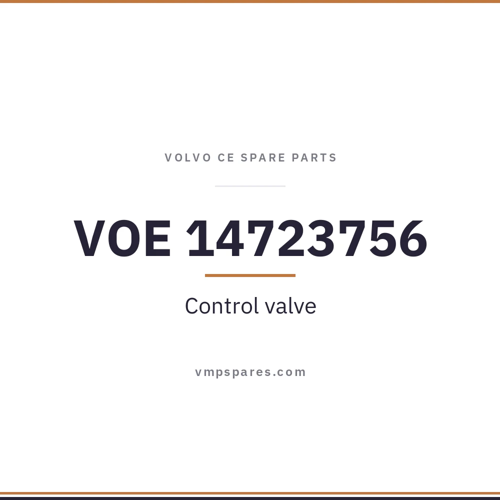 VOE 14723756 – Control valve